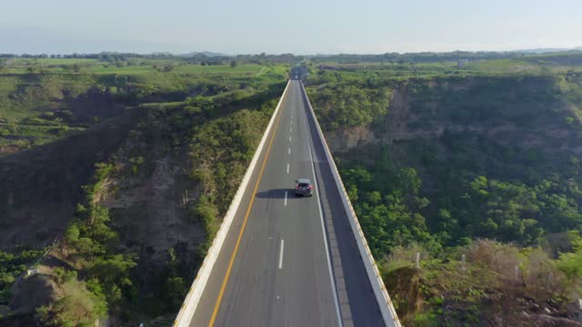 Highway Bridge in a Stunning Landscape.
