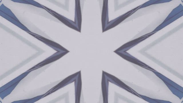 Strange video of compositions obtained from a kaleidoscope.
