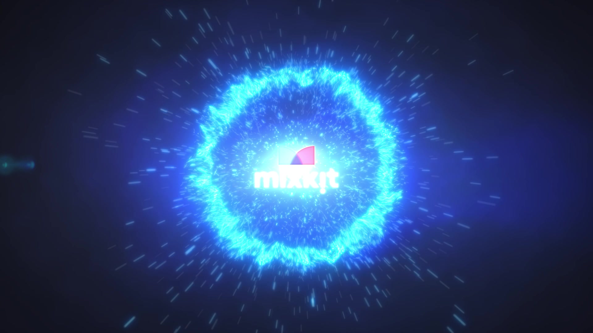 Particle Explosion Logo.
